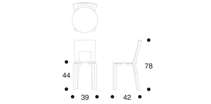 Деревянный стул Artek лес ARCH-00084376 - Вид №2