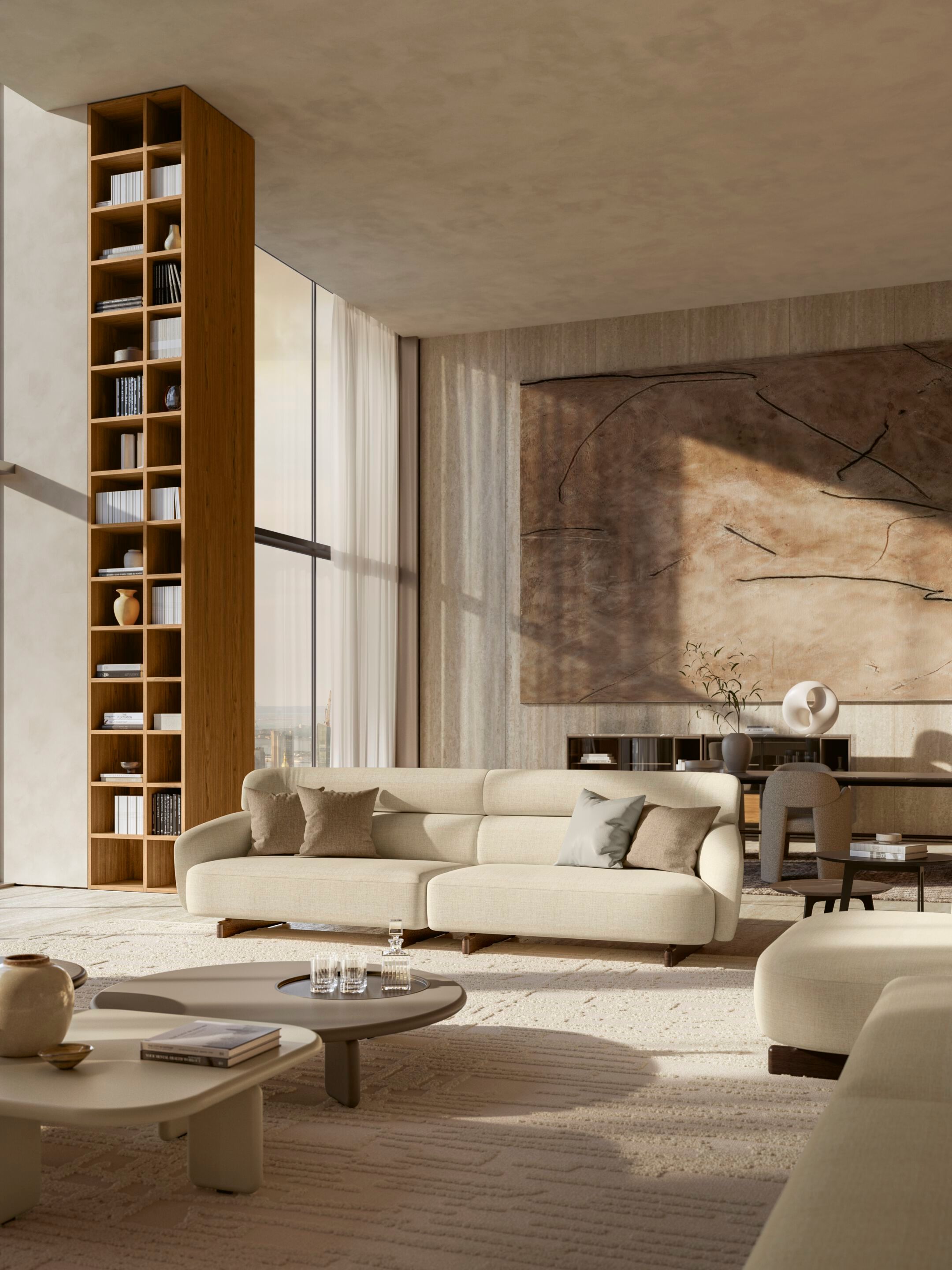 Индивидуальный модульный модульный книжный шкаф Lema Selecta ARCH-00117006 - Вид №4