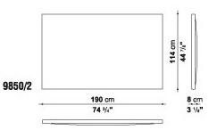 Maxalto Двуспальная кровать из ткани с мягким изголовьем Bauci sun-id-1489264 - Вид №8
