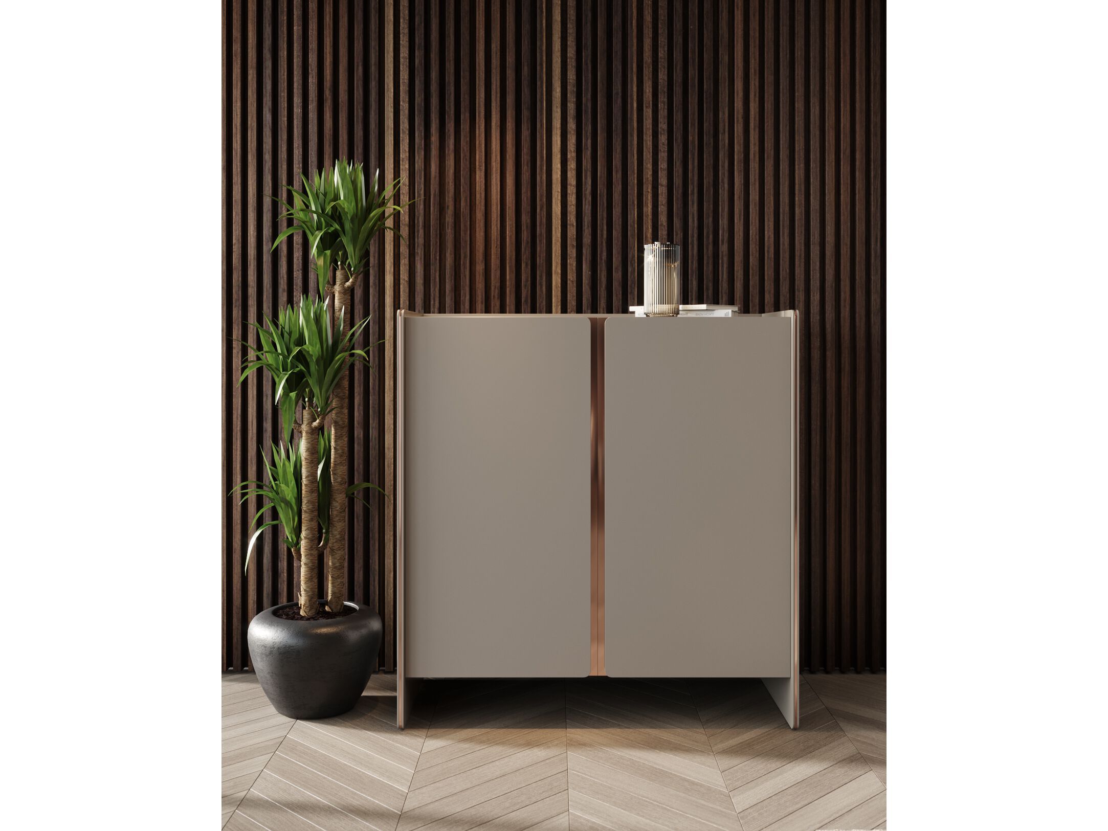 Деревянный шкаф с распашными дверцами PRADDY Natur ARCH-00095604 - Вид №5