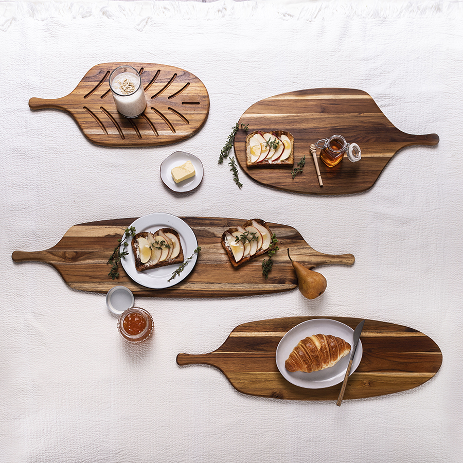 TH701 Доска для хлеба canoe 48х23 см TEAKHAUS  - Вид №5