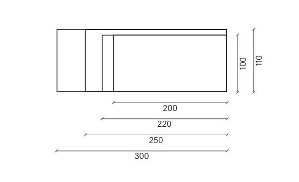Прямоугольная столешница из закаленного стекла Devina Nais Free ARCH-00038201 - Вид №6