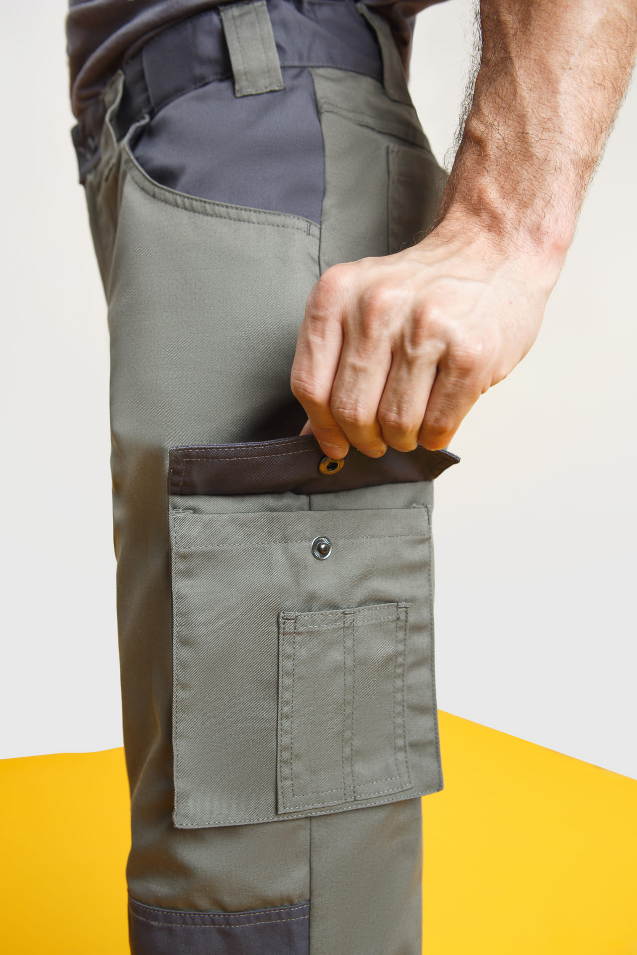 4974819 Костюм  NEW серый хаки графит STATUS  Летняя спецодежда  размер 56-58/182-188  - Вид №14