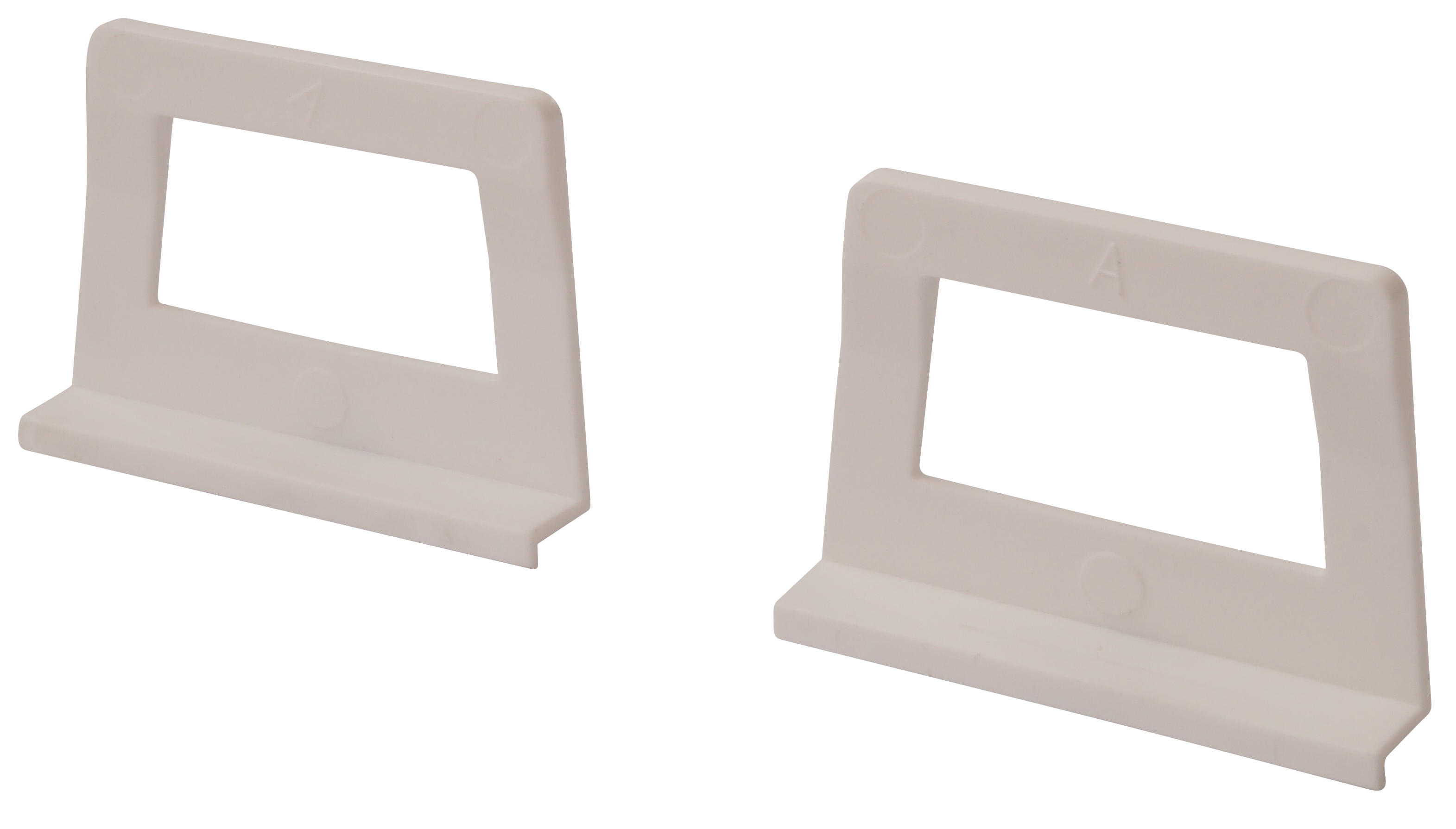 84966606 Ручки для москитных сеток ПВХ цвет белый 2 шт. STLM-0057459 TECH-KREP 