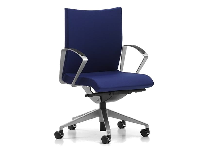 Офисное кресло из ткани с колесами и подлокотниками с 5 спицами TALIN Aviamid ARCH-00085082