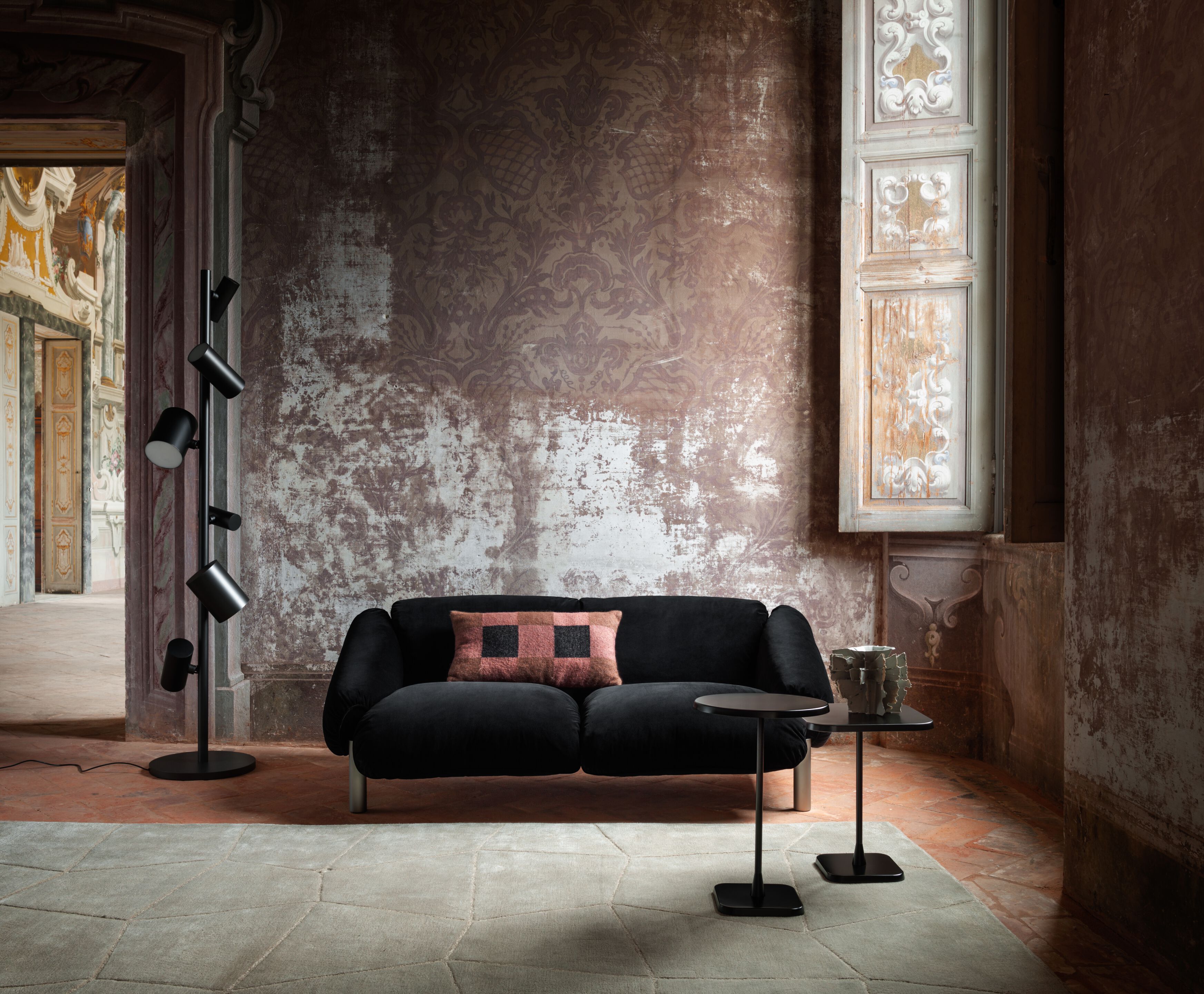 2-местный бархатный диван GHIDINI1961 Flo ARCH-00127712 - Вид №1