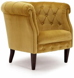 Domingo Salotti Стеганое кресло с огнестойкой обивкой 203