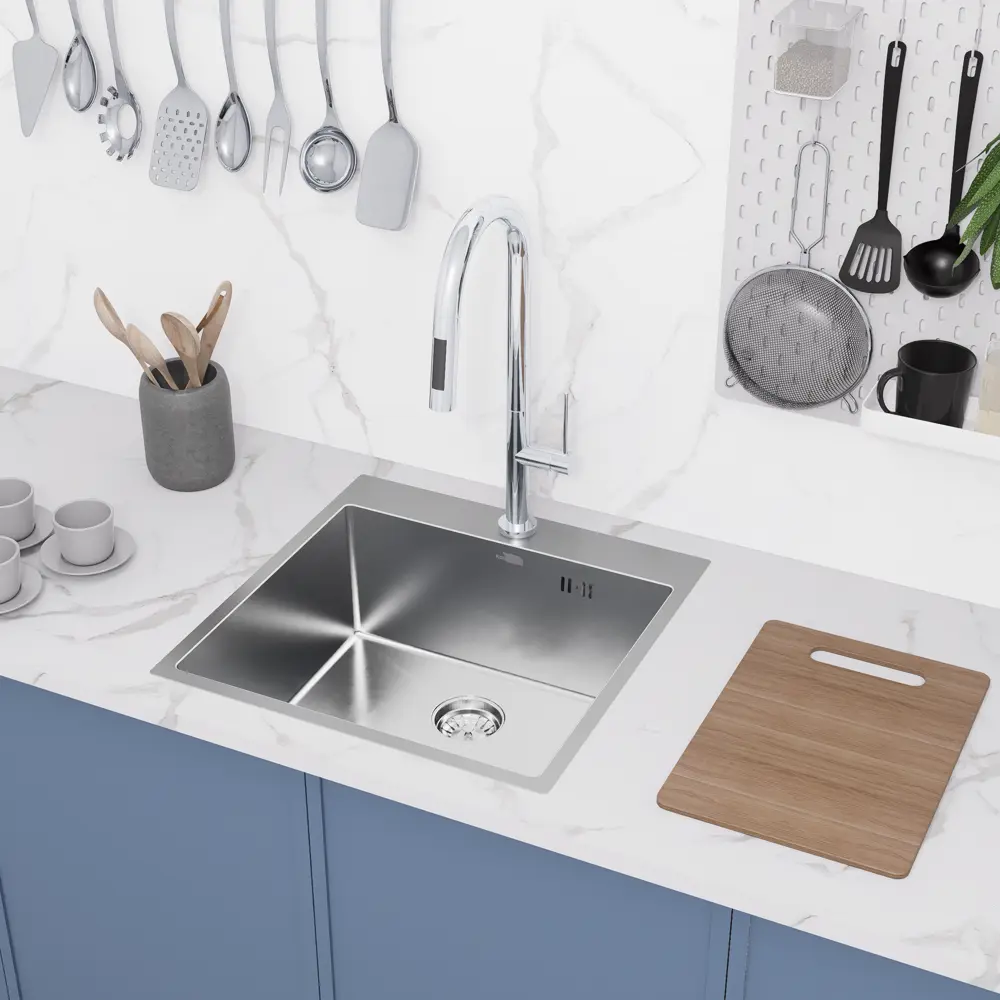 МОЙКА КУХ 50X50 Г20 САТ МЕТ KONSENSA STLM-2044967 - Вид №9