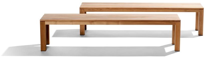 TRIBÙ Садовая скамейка из тика Kos 04034 - Вид №1