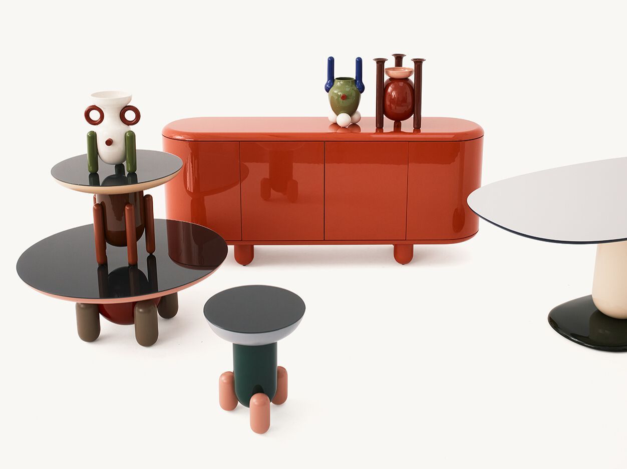 Круглый журнальный столик из стекловолокна BD Barcelona Explorer ARCH-00145484 - Вид №7