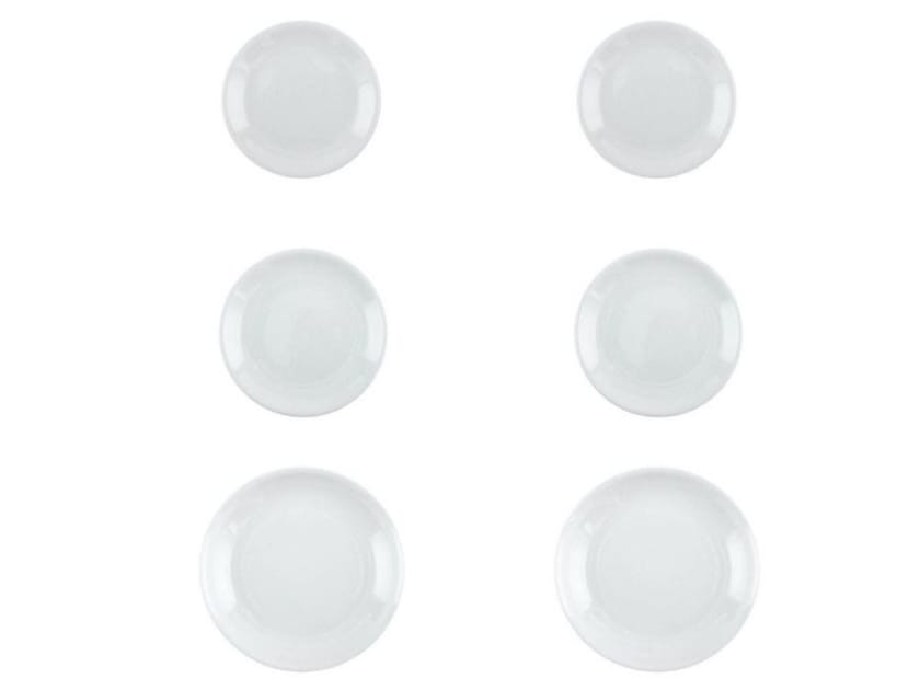 Набор фарфоровых тарелок Driade Белый снег ARCH-00088116