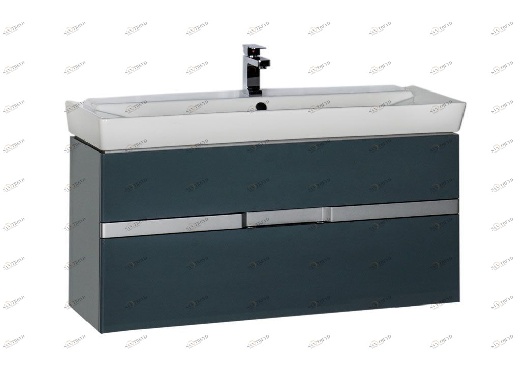 Тумба с раковиной Aquanet Виго 120 сине-серый 0018336500168782
