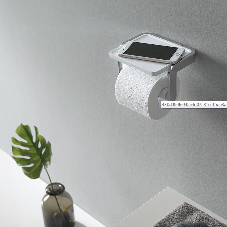 Держатель туалетной бумаги Bumhan KH-705S-2C ABS Белый SensPa sun-id-2005271