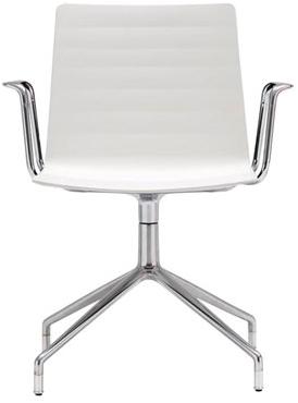 Andreu World 5-спицевый стул с подлокотниками на колесиках Flex high back So1644 - Вид №3