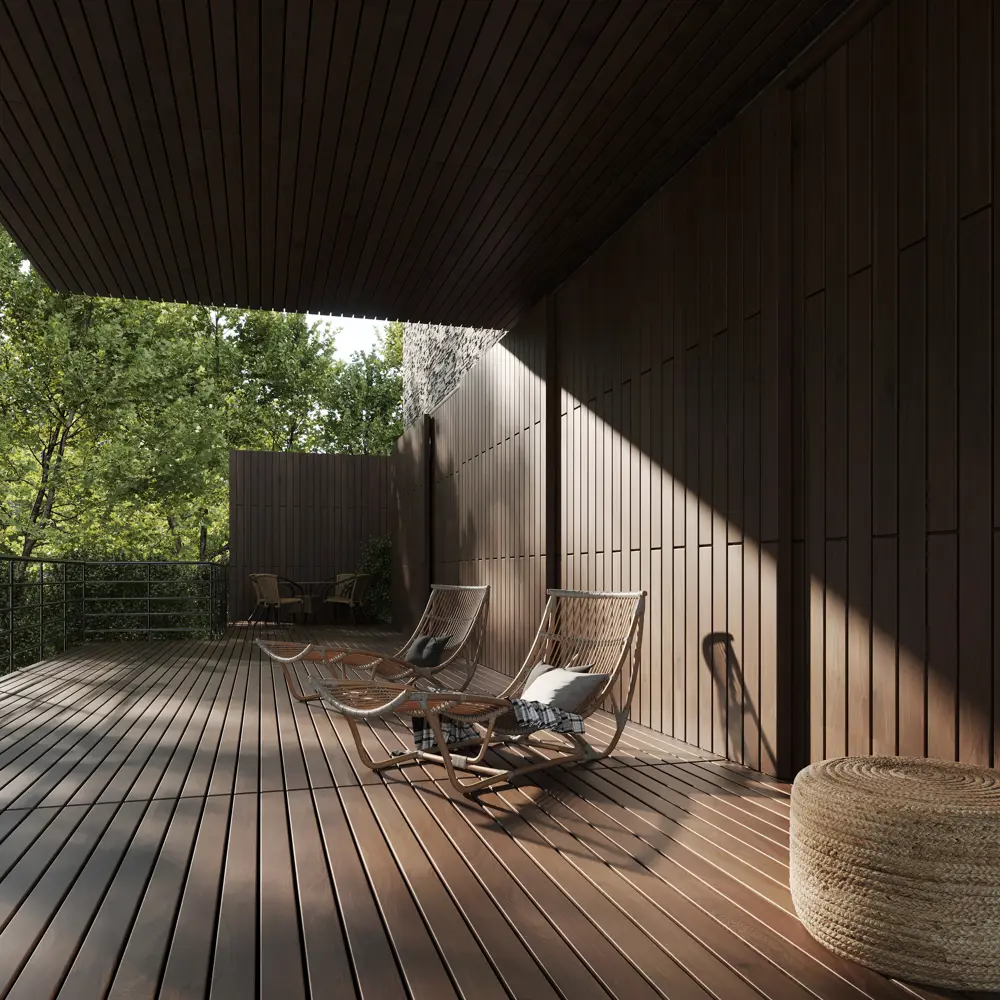 Планкен импрегнированный 20x140x3000 мм хвоя прямой с фаской угла РУСШПАЛА STLM-2199633 - Вид №6