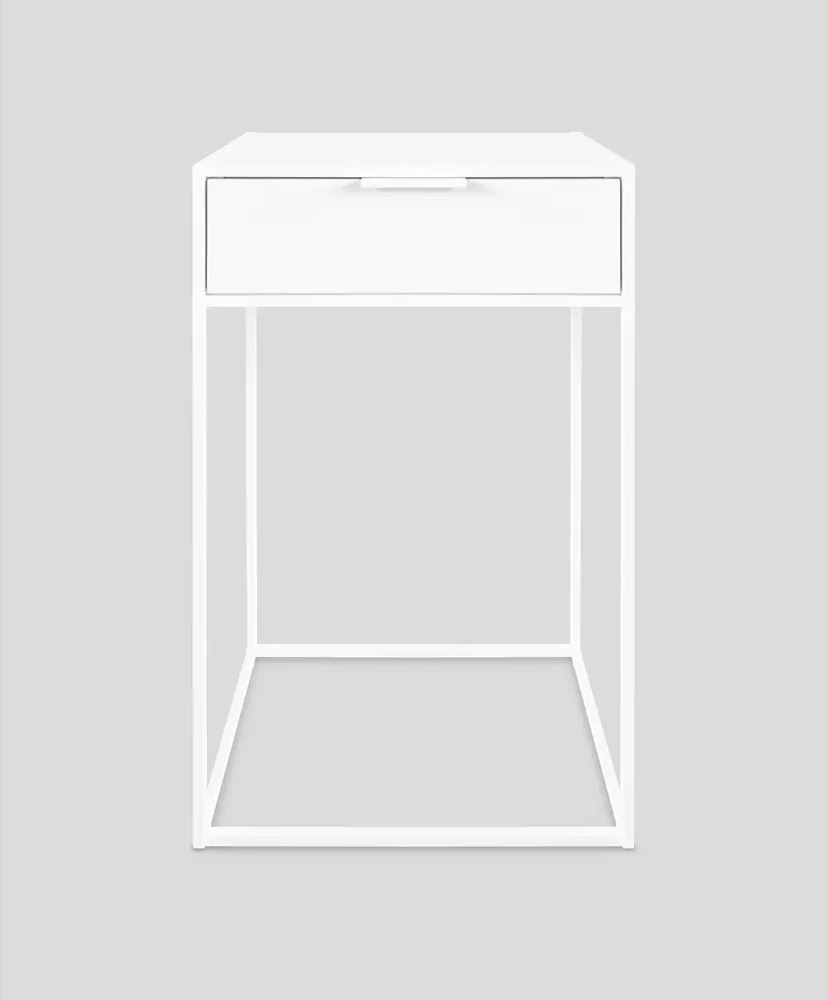 90681818 Консоль напольная Md Noir 52.60x91x38 см ЛДСП цвет белый STLM-0336069