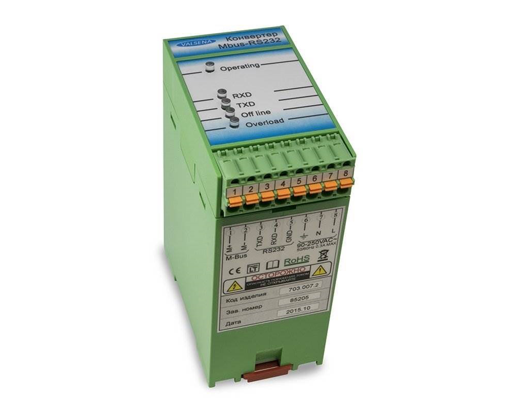 Danfoss Компоненты систем диспетчеризации Модуль RS485+4 имп. входа (Modbus) 014U1970F 