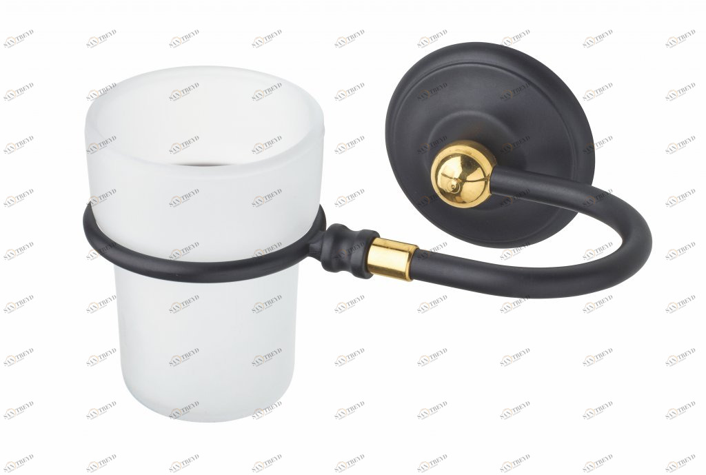 Стакан подвесной, матовое стекло ART&MAX SOPHIA AM-2140-Nero/Do-Ant