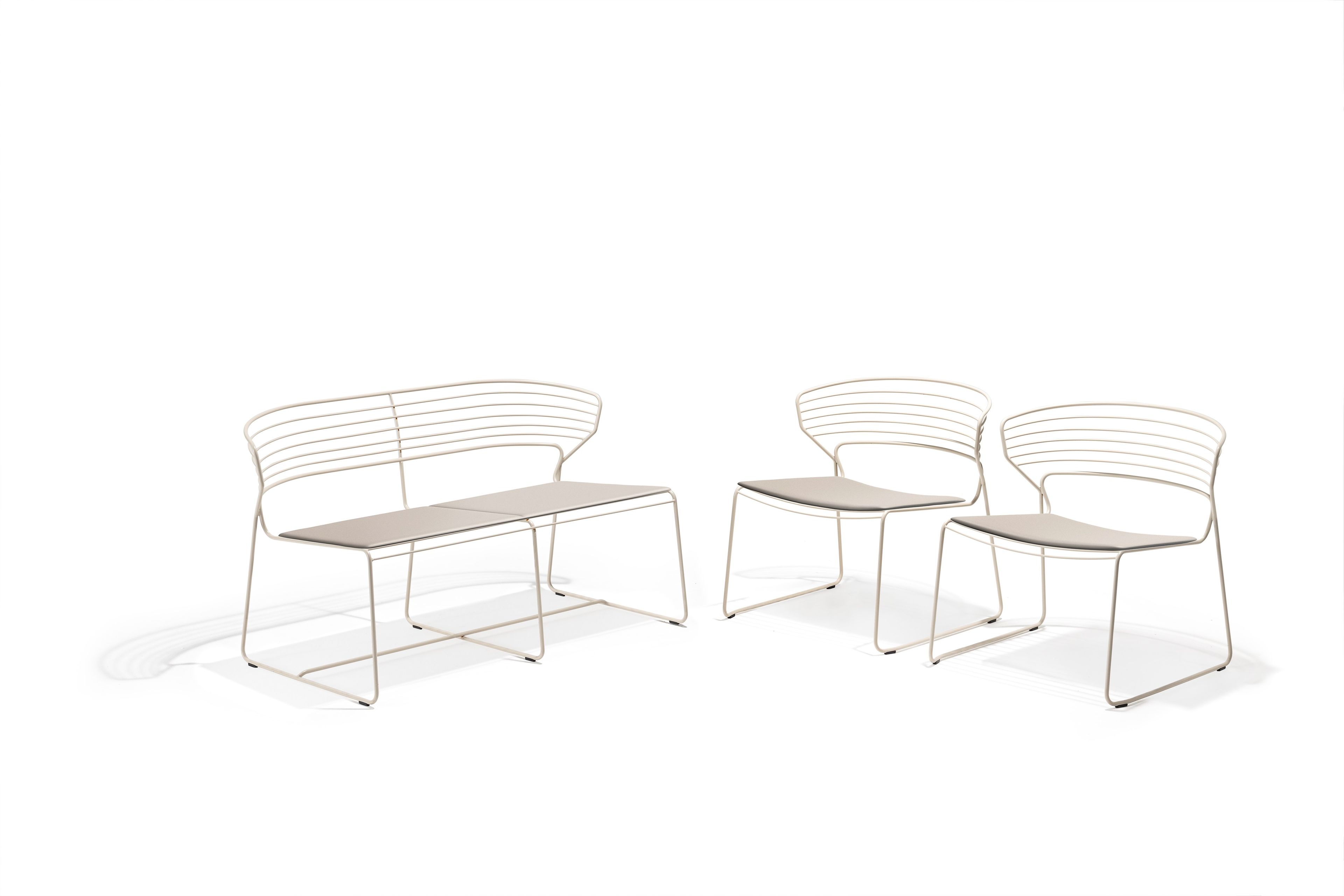 Стальной сани сад стул Desalto Koki Wire ARCH-00122456 - Вид №3