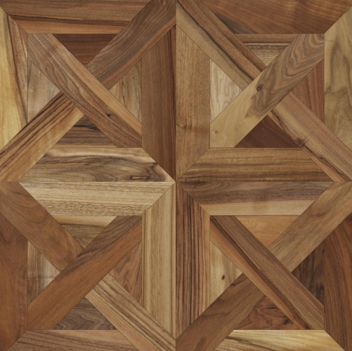 Модульный паркет Da Vinci Vasilisa Орех Европейский (Грецкий) Натур (Гладкая) 498х498 мм 2600600701 - Вид №1