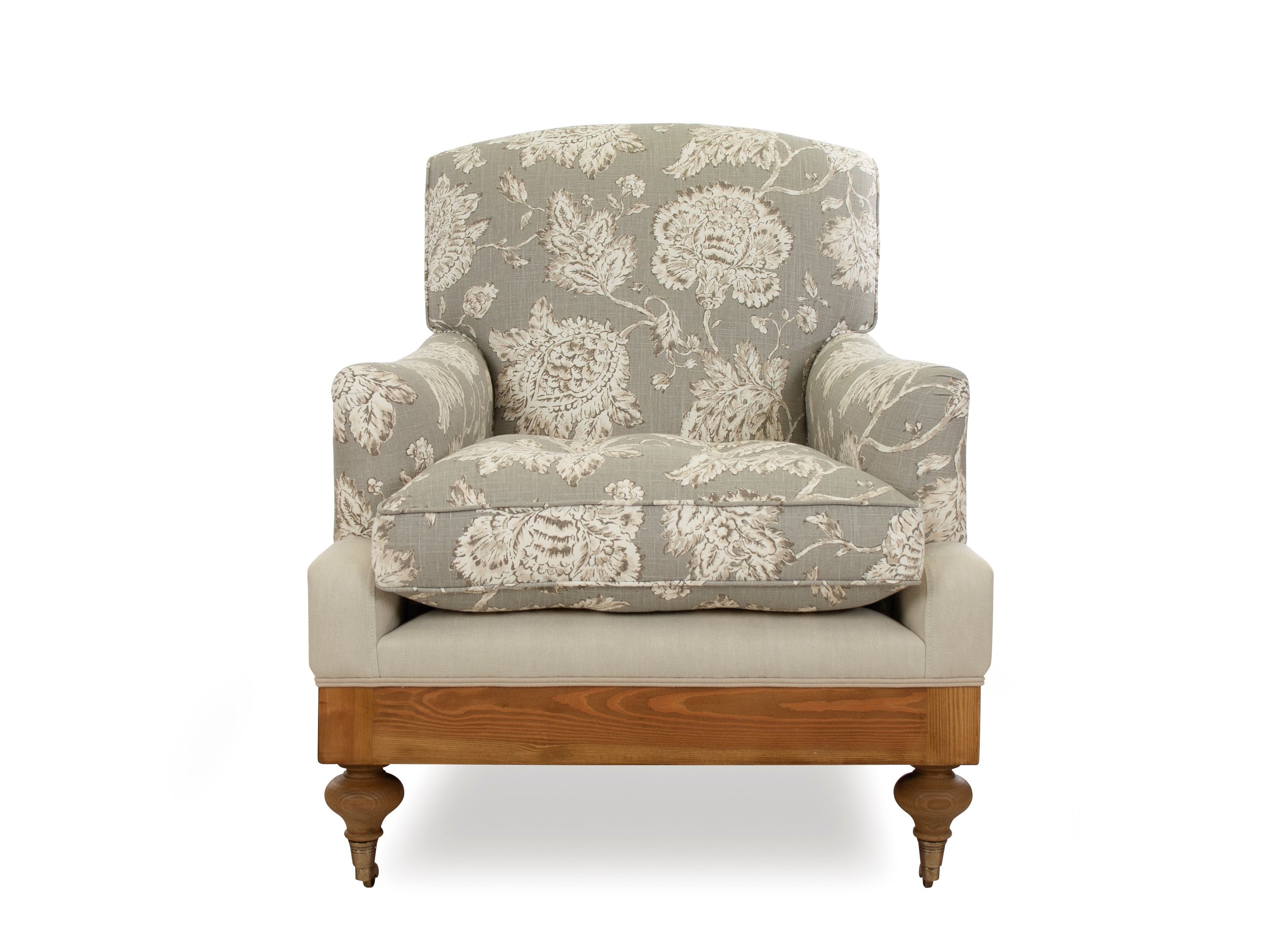 Бархатное кресло с подлокотниками и колесами CREARTE COLLECTIONS Rufus Essence ARCH-00100219 - Вид №1