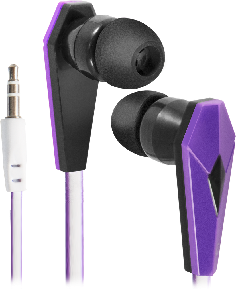 63705 наушники вставки trendy 705 черный + сиреневый Defender Santreyd 