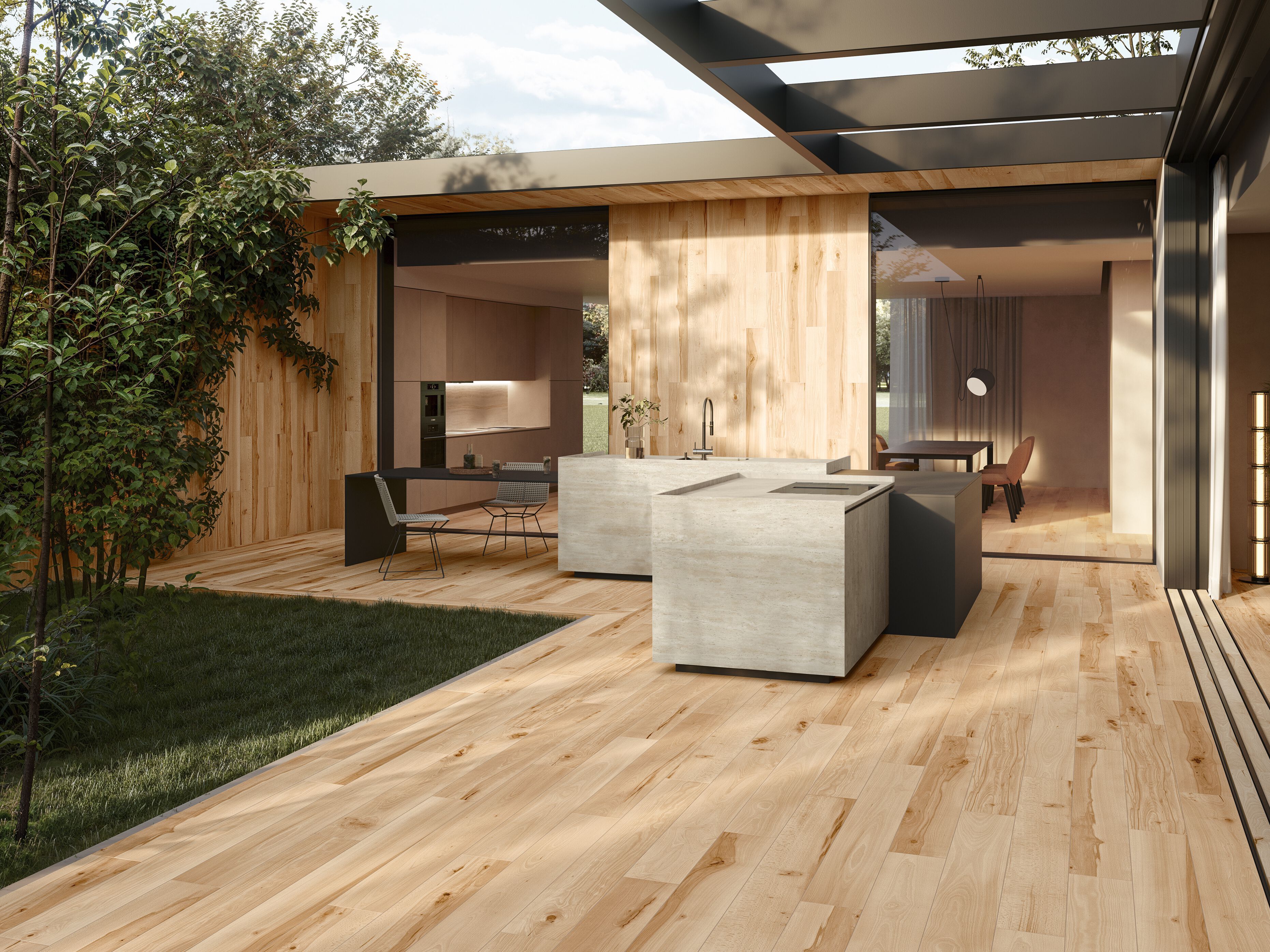 Напольное покрытие из керамогранита под дерево Atlas Concorde Log Cansei ARCH-00109512