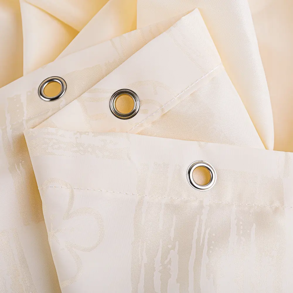 12273524 Штора для ванной Verran Dagha 180x180 см полиэстер цвет бежевый STLM-0001876 - Вид №2