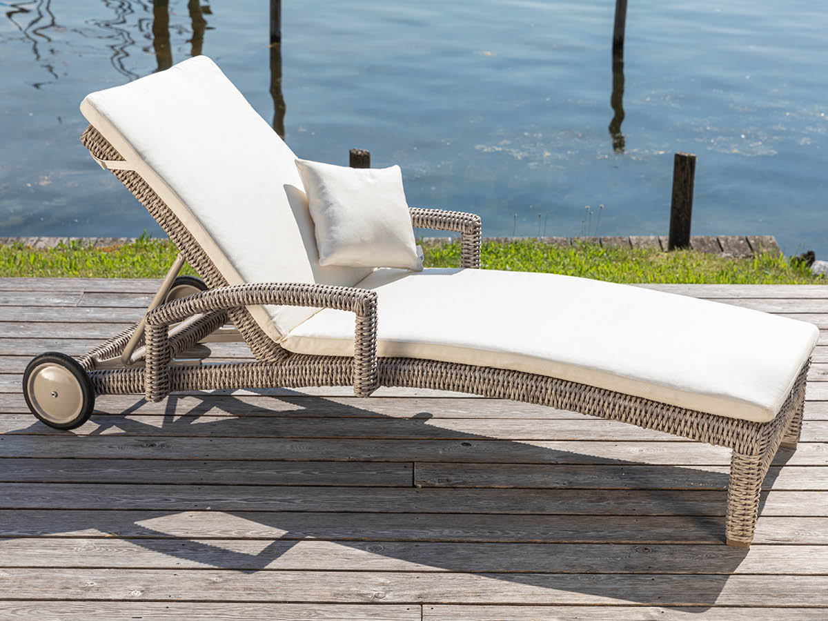 68.00.0394 Bellini твист устричный шезлонг Mbm  - Вид №1