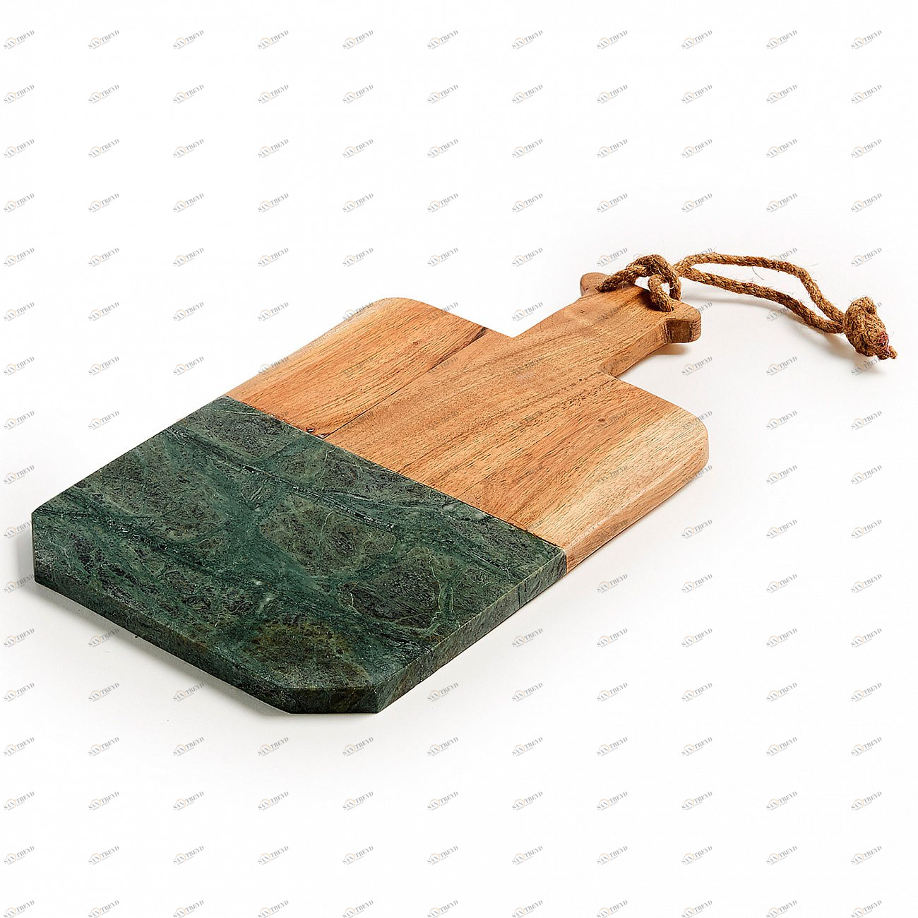 Разделочная доска дерево и мрамор Arin 2 от La Forma LA FORMA ARIN 344425 Зеленый 