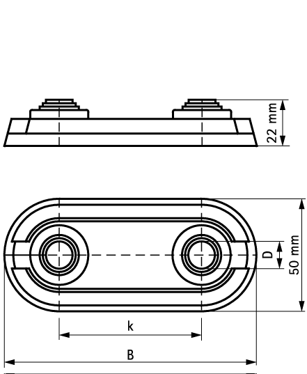 0672150 Монтажные профиля BIS Заглушки декоративные двойные облицовка трубопроводов WALRAVEN  - Вид №1