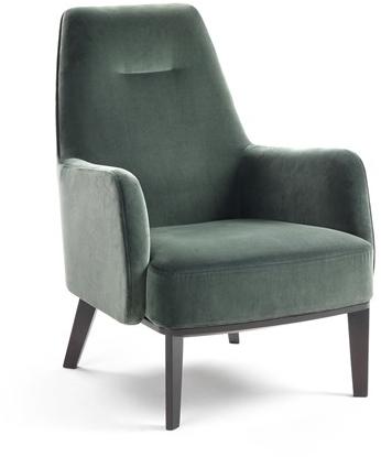 Marelli Кресло из нубука с высокой спинкой Clipper 9clp101 - Вид №6