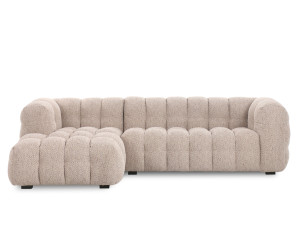 Тканевый диван с полуостровом