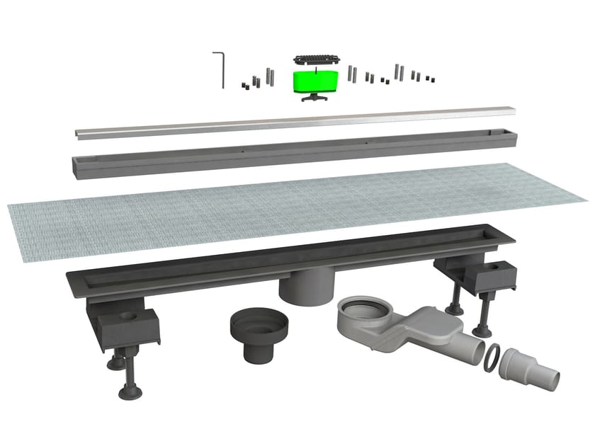 Слив для душа из нержавеющей стали Bonomini Canalissima ARCH-00016527