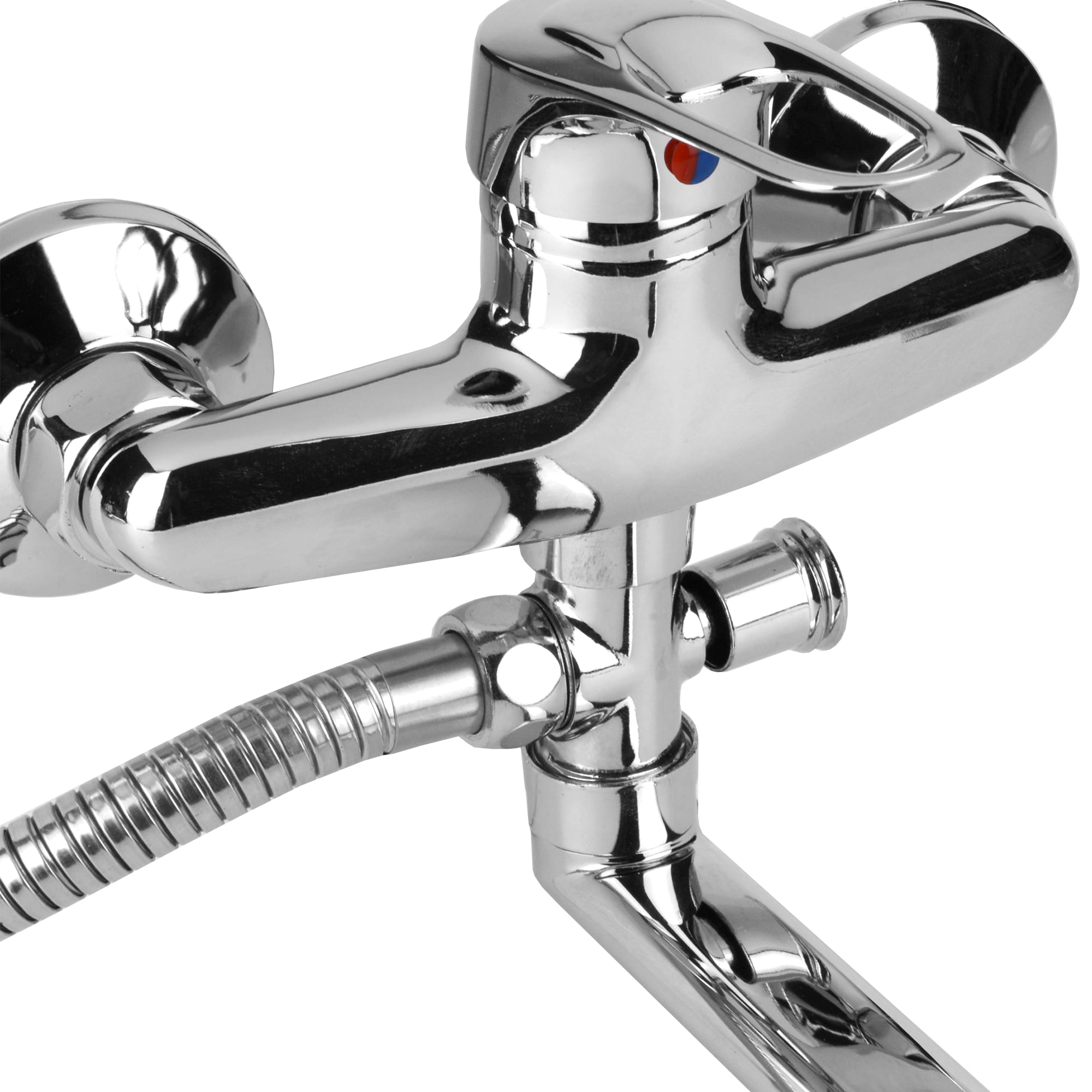 82797995 Смеситель для ванны универсальный однорычажный цвет хром Дельфин Santreyd  - Вид №1