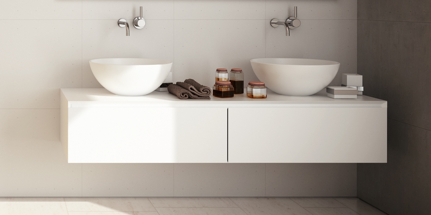 Dimasi Тумба подвесная с 2 ящиками Emotion 2 белая Мебель для ванной Emotion EM201800 - Вид №2