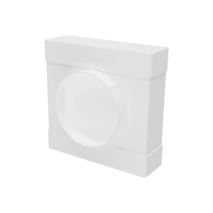 Тройник для плоских воздуховодов Fonet 60x204 мм D125 мм пластик