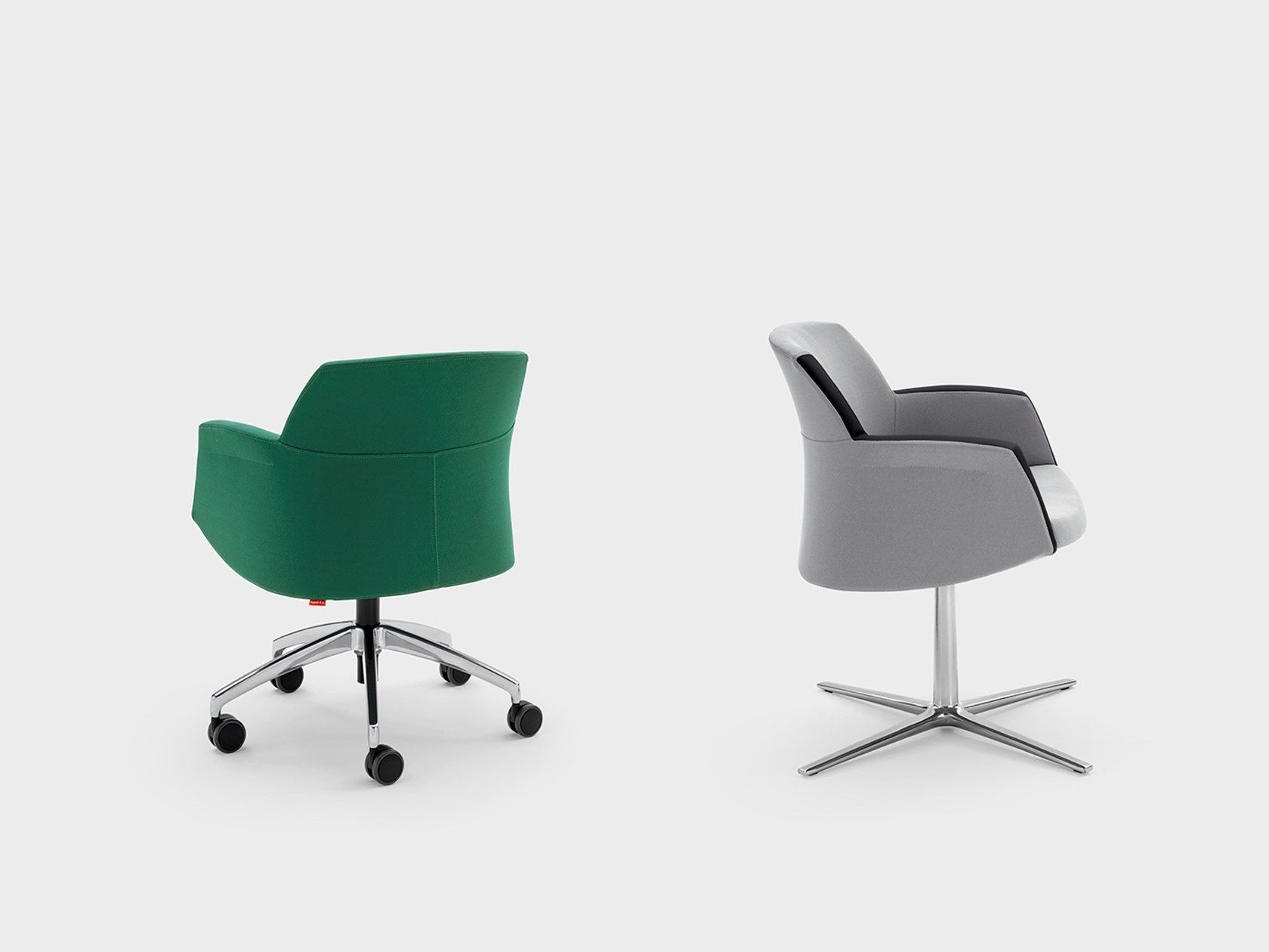 Офисное кресло из ткани с колесами и подлокотниками на насесте Viganò Miss Grace ARCH-00028760 - Вид №2