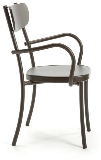 Vermobil Штабелируемый металлический садовый стул с подлокотниками Miami Mi300 - Вид №1