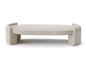 Низкий журнальный столик из натурального камня