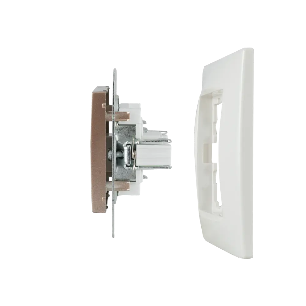 Розетка компьютерная встраиваемая Lexman Виктория RJ45, цвет матовая бронза 17921068 STLM-2125675 - Вид №5