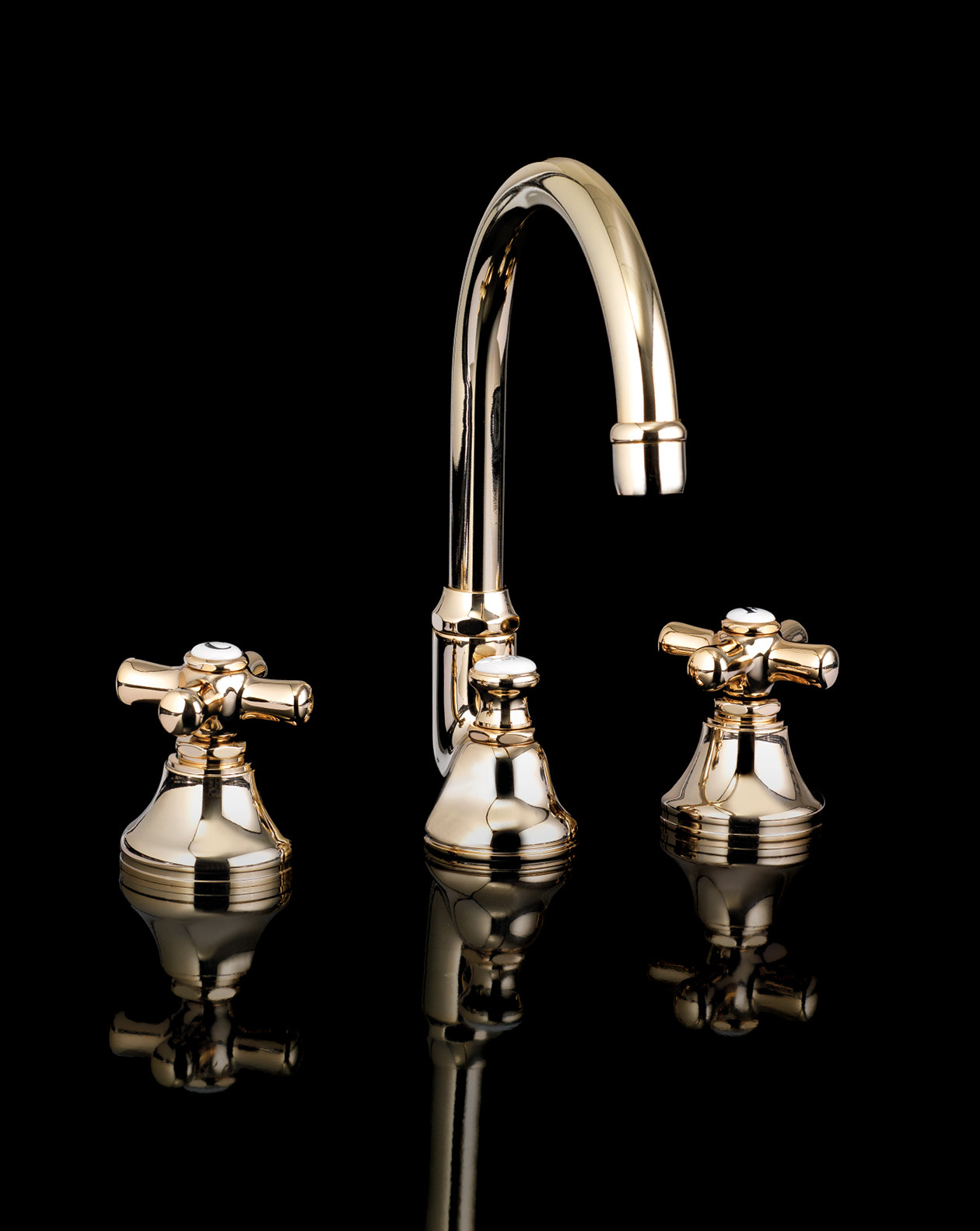 UTCI100A Кран для раковины City на 3 отверстия Devon&Devon  - Вид №1