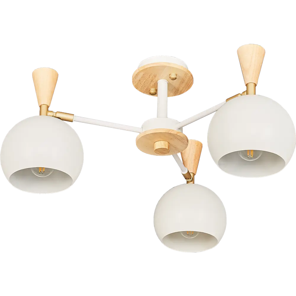 Люстра потолочная Morilla L1161-3, 3 лампы, 6 м², цвет белый LAMPLANDIA STLM-2012031