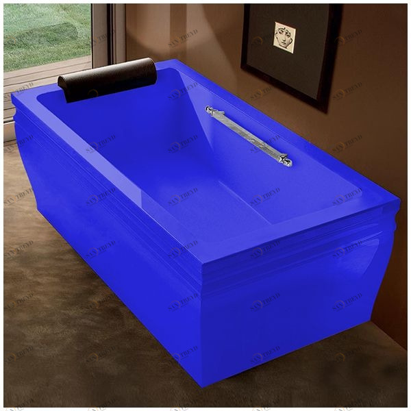 Ванна с рамой синяя Gruppo Treesse Blanque 1880 V1681-SX-SI VTLV1681SXSI