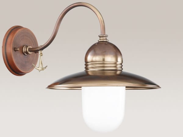 Светодиодный настенный светильник из латуни с фиксированным кронштейном Cremasco Illuminazione Венецианская традиция ARCH-00097733