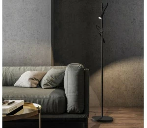 PANZERI Регулируемый светодиодный торшер из алюминия Tubino