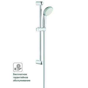 Набор душевой Grohe Bau Flow для скрытого монтажа с верхним и ручным душем 18690417 STLM-2203288