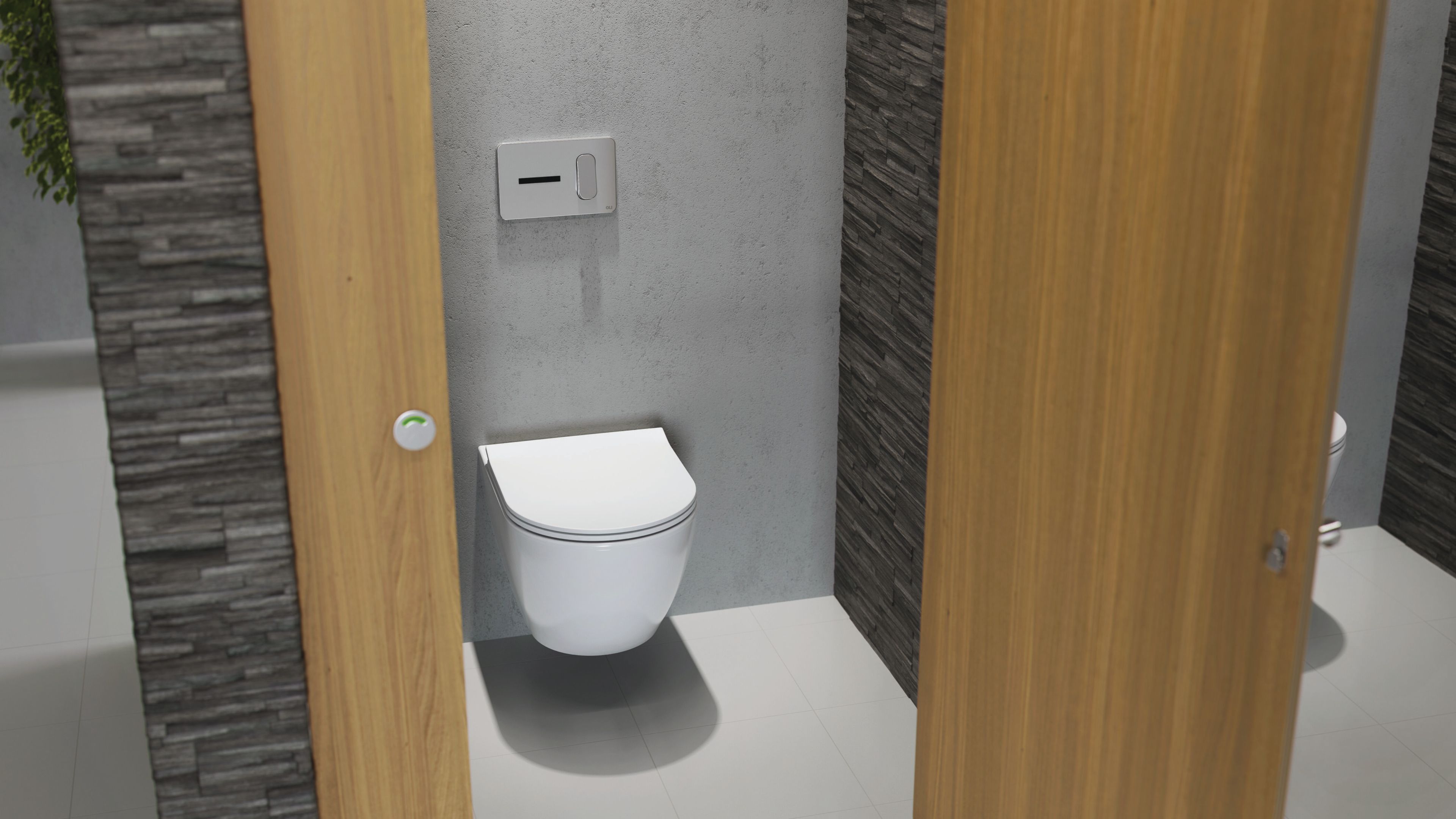 Электронная панель управления туалетом из нержавеющей стали OLI KEY ARCH-00125045 - Вид №1