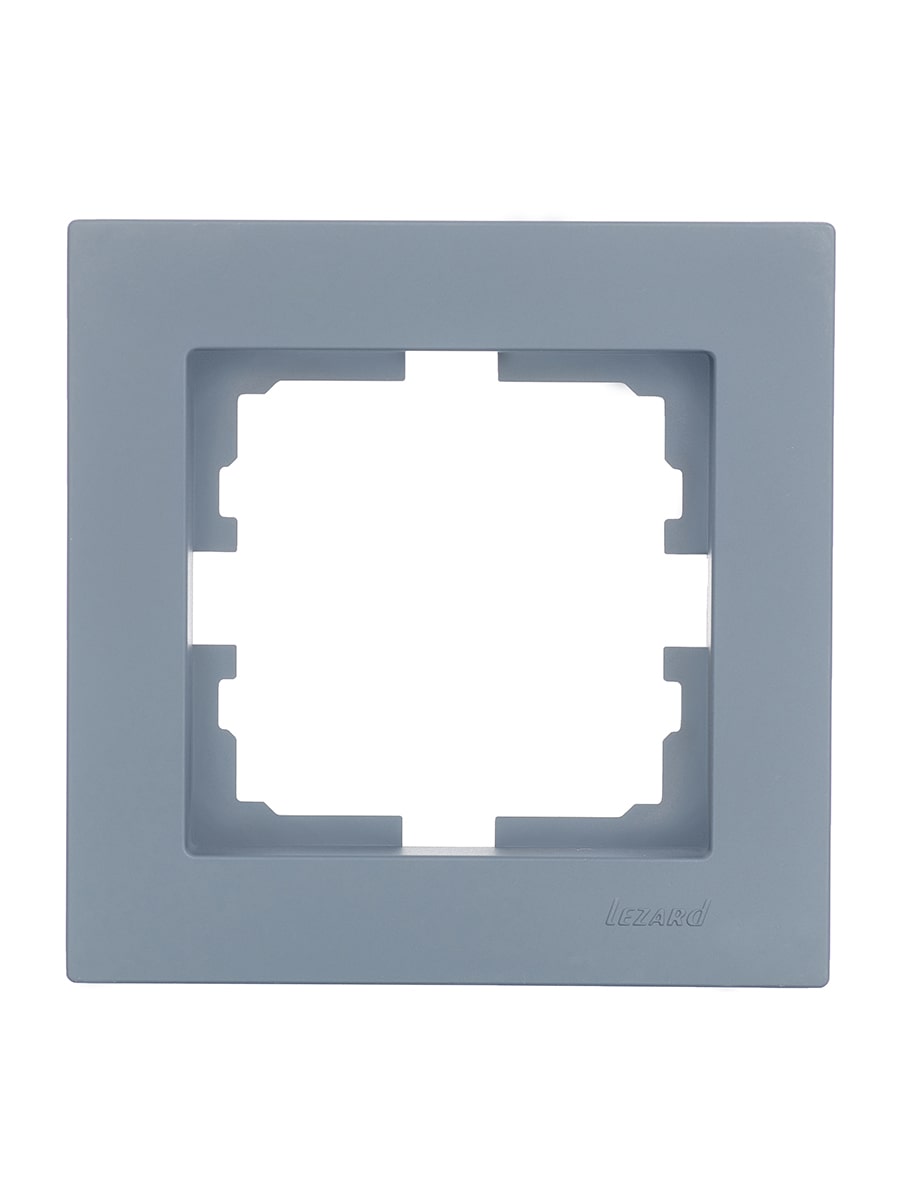 VESNA Рамка 1-я горизонтальная графит LEZARD 742-3400-146 - Вид №1