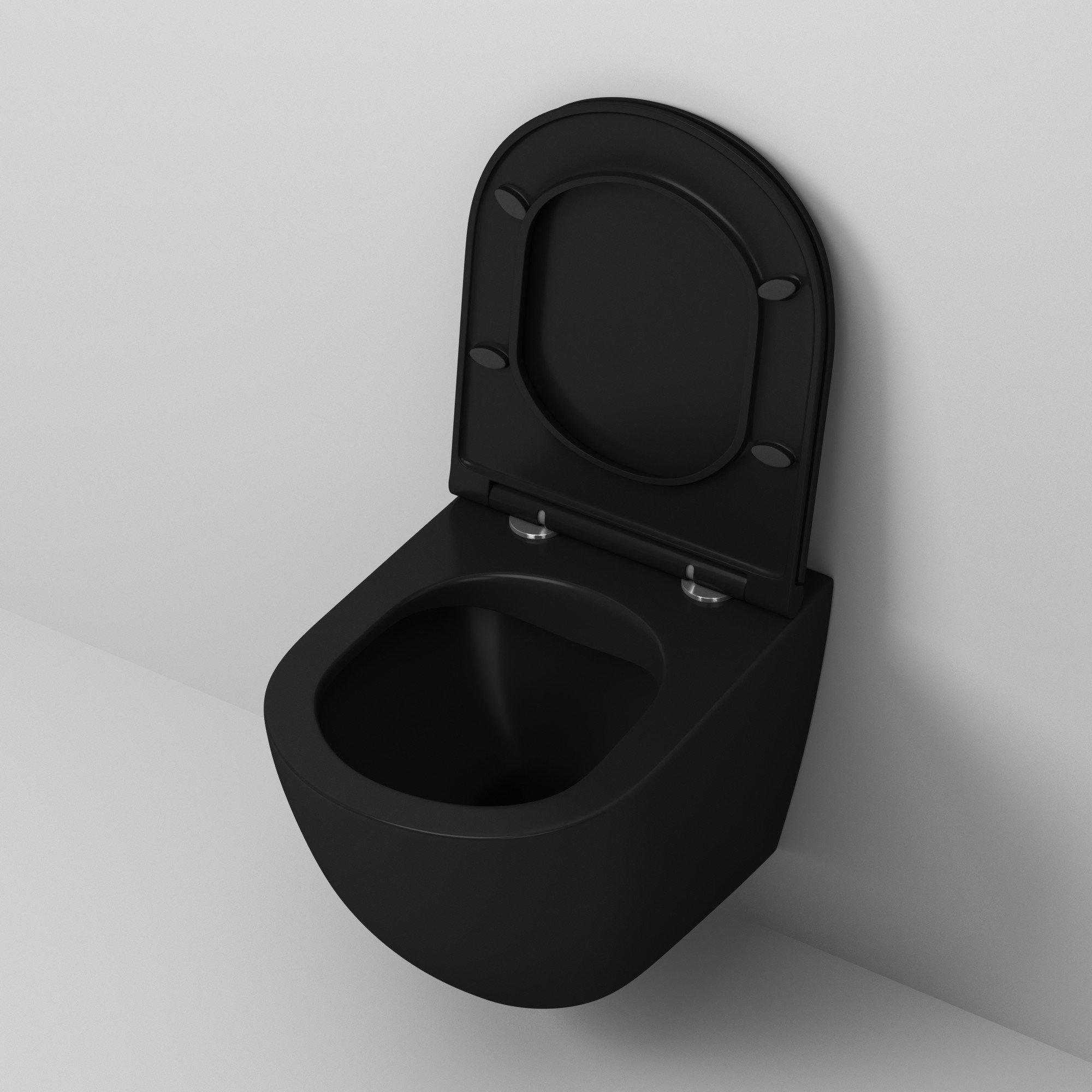 GR-4455BMS Подвесной унитаз настенный Черный Grossman  Китай  - Вид №3